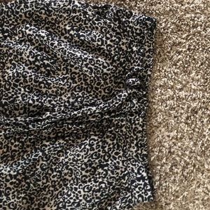 Grey and Black Leopard Print Pants